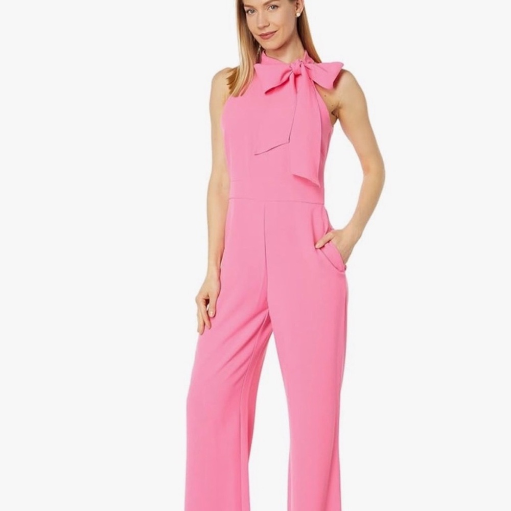 Vince Camuto Vibrant Pink Jumpsuit - Picture 3 of 11